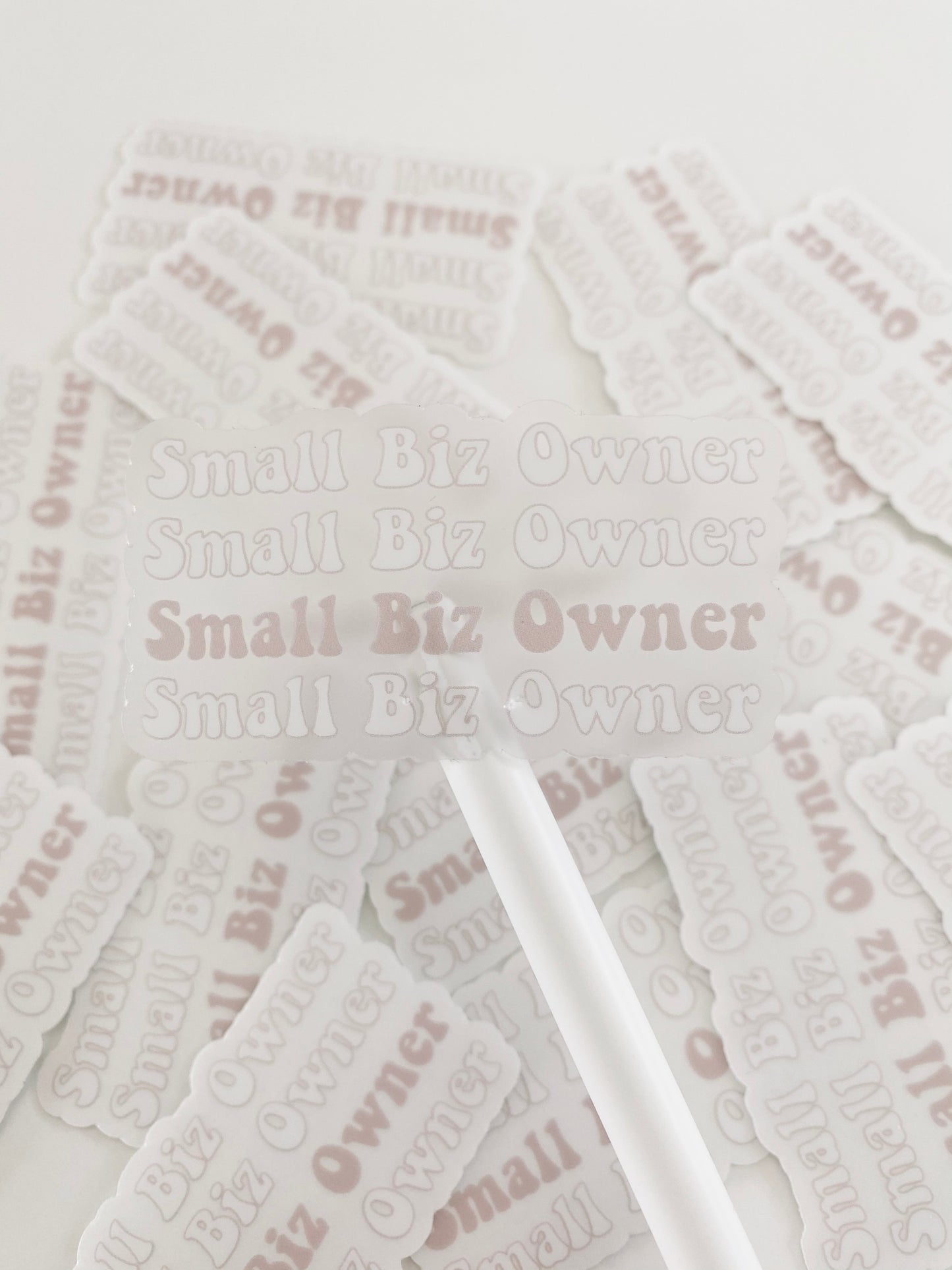 Small Biz Owner Sticker