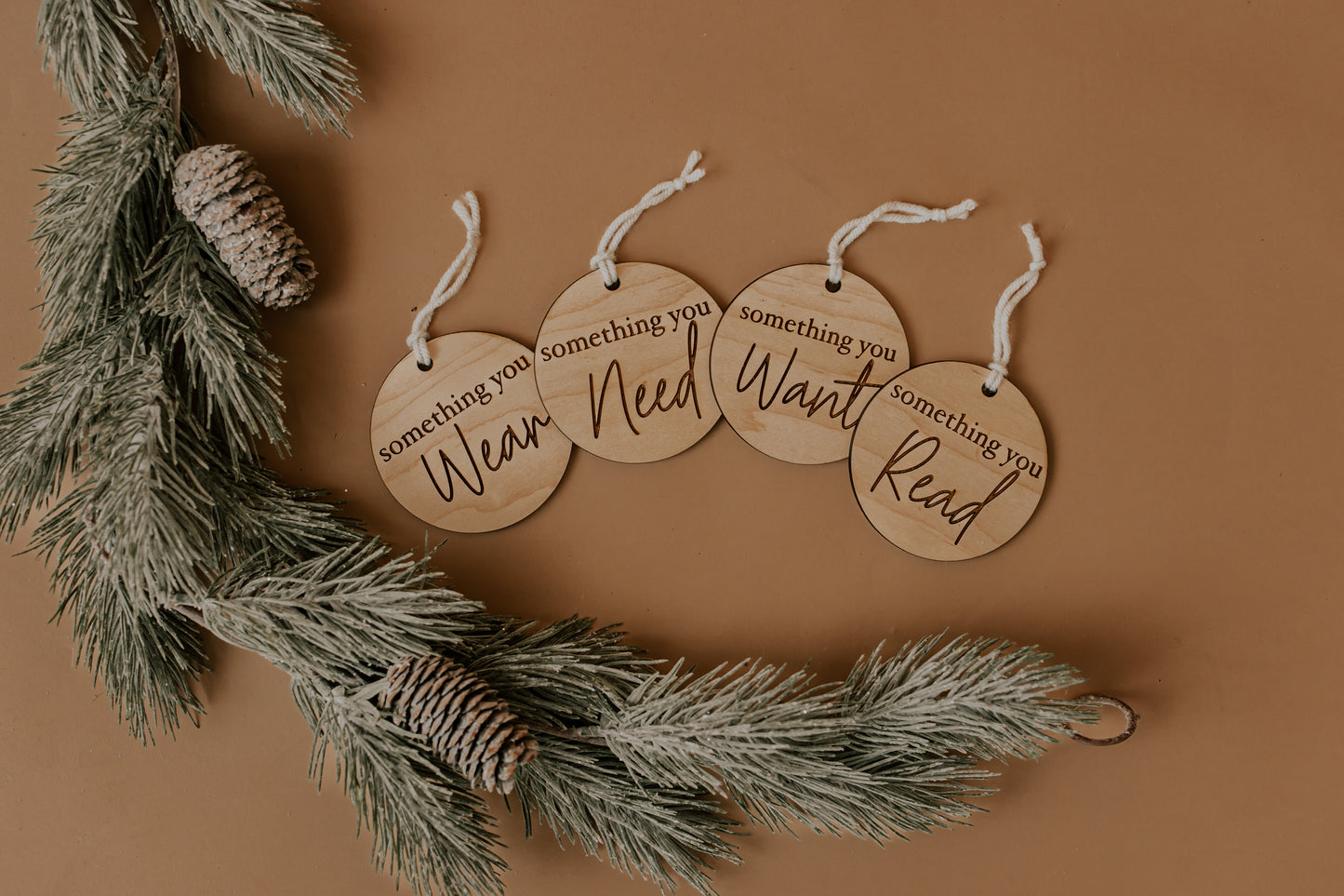 Need, Wear, Read, Want Present Tags