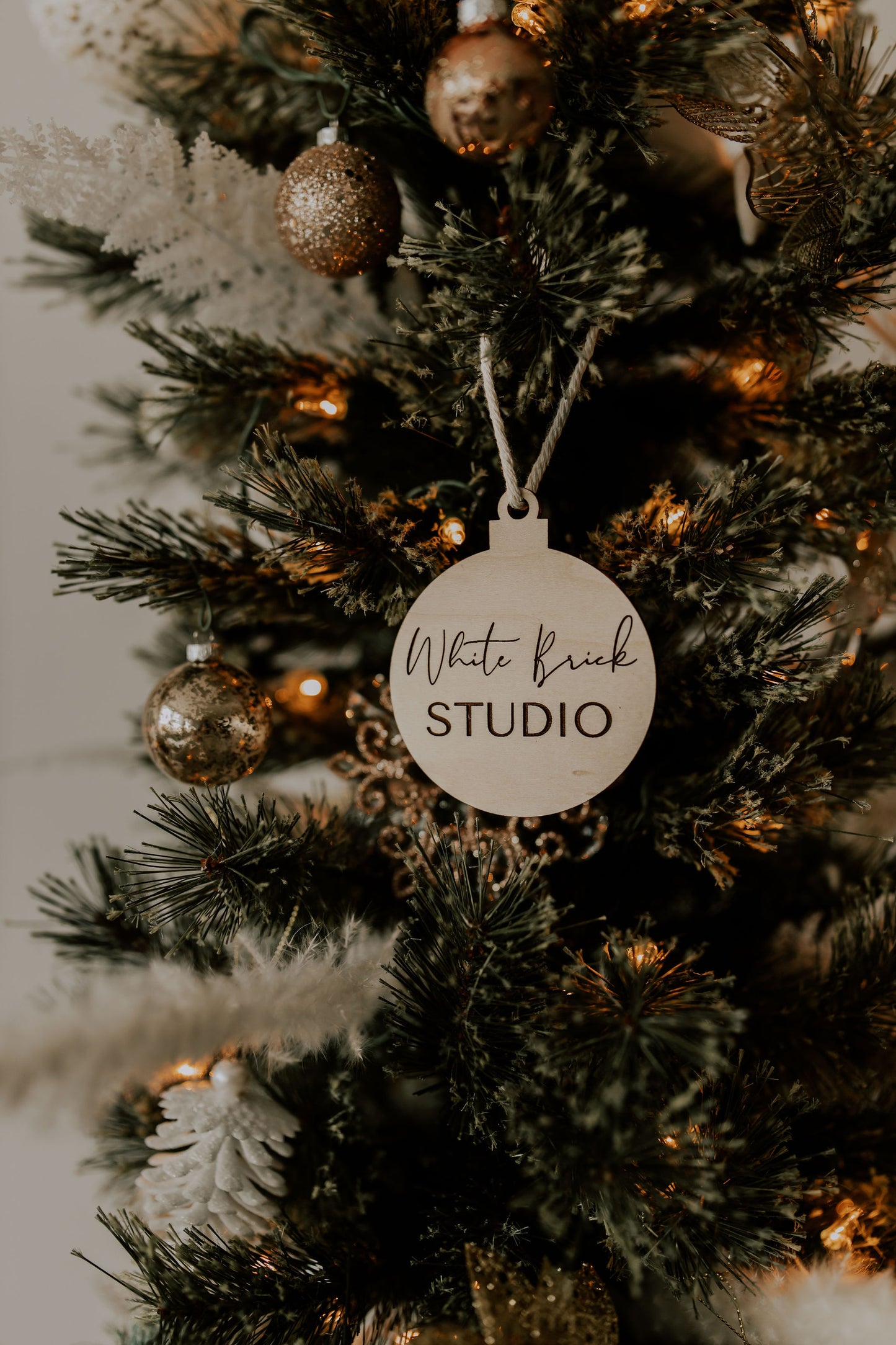 Custom Business Logo Ornament