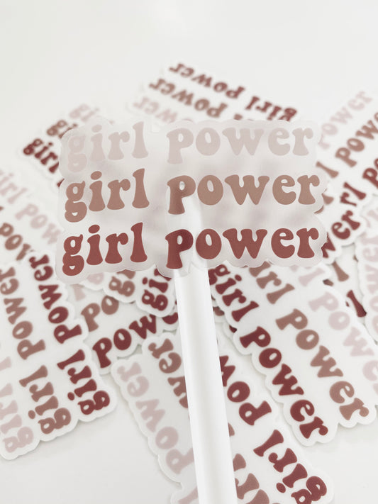 Girl Power Sticker