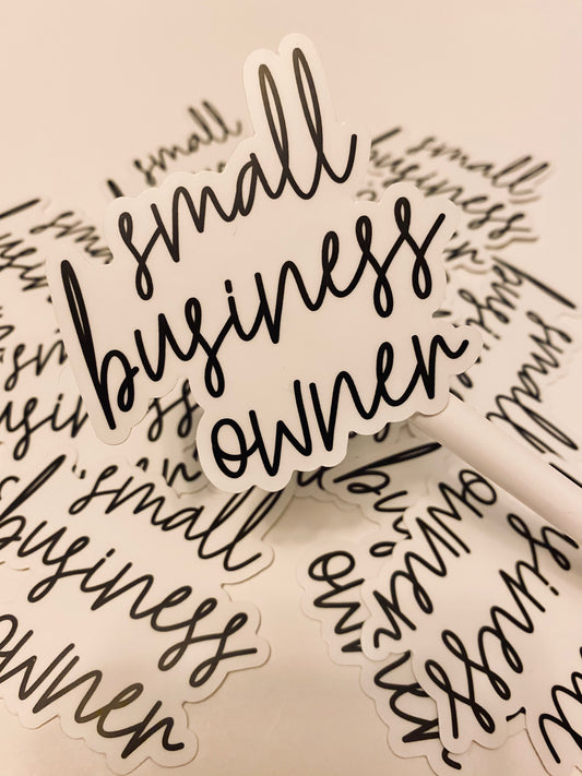 Small Business Owner Sticker